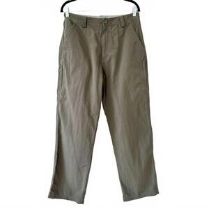 REI Men’s Nylon Outdoor Hiking Chino Pants | Size 32x32 | Khaki / Olive Green